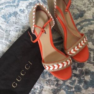 Gucci platform sandals!